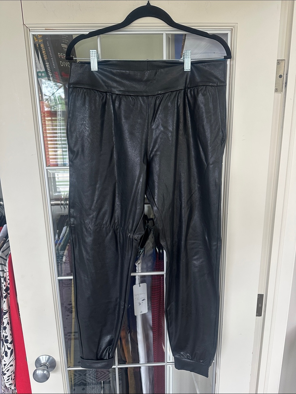 Commando Black Faux Leather Leggings